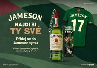 Jameson 40% 1l + dres zdarma