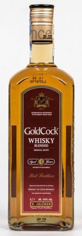Gold Cock whisky blended 0.7l 40%