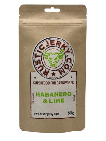 Hovězí Rustic Jerky – Habanero & Lime