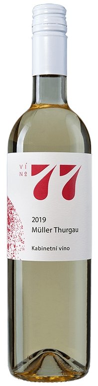 Víno 77 Müller Thurgau Kabinetní 2019