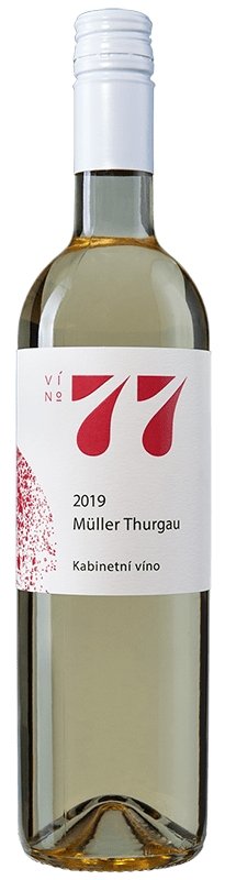Levně Víno 77 Müller Thurgau Kabinetní 2019
