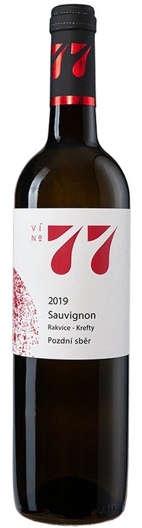 Víno 77 Sauvignon Pozdní sběr 2019