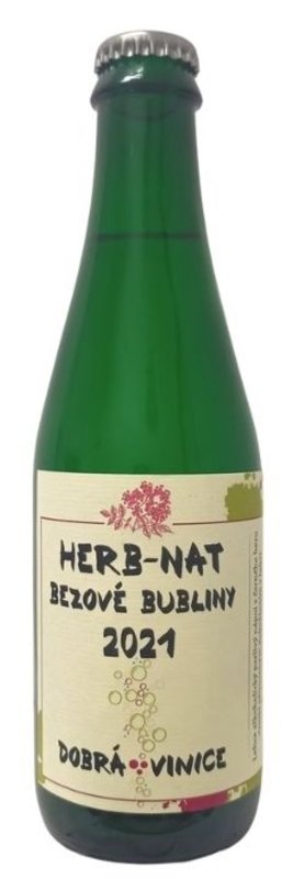 Dobrá Vinice Herb-Nat Bezové bubliny 2021 0,375 l