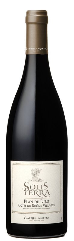 Gabriel Meffre Solis Terra Plan De Dieu Rouge Cotes du Rhone 2017 0,75 l