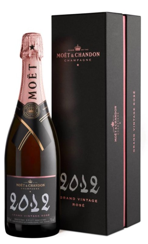 Levně Moet & Chandon Grand Vintage Rosé 2013 Gift Box