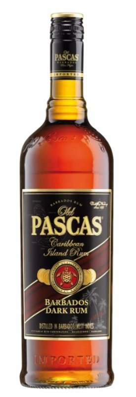 RON OLD PASCAS Dark 37,5% 1 l (holá láhev)