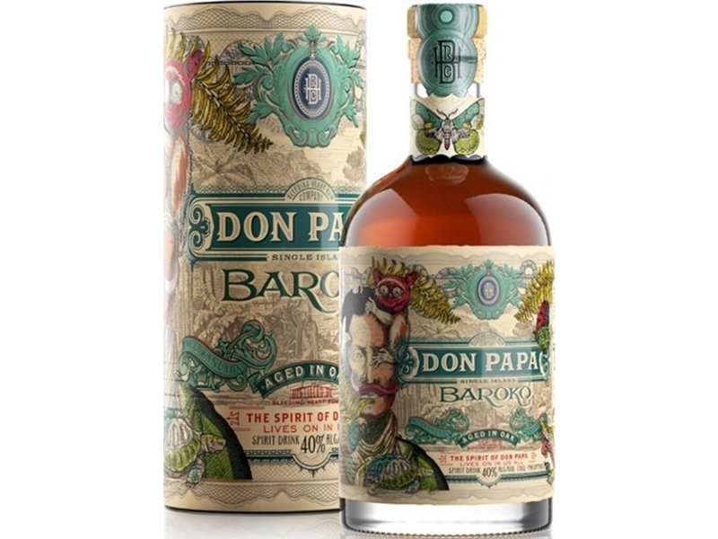 Levně Don Papa BAROKO Rum 0,7l GiftBox