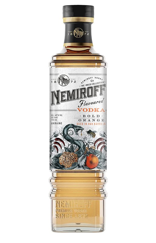 Levně Nemiroff De Lux bold Orange 40% 0,7l