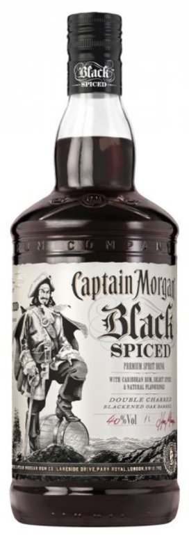 Captain Morgan black spiced 1l