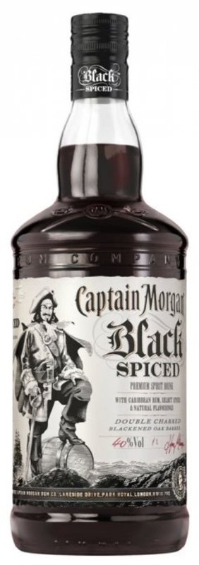 Captain Morgan Black spiced 1 l