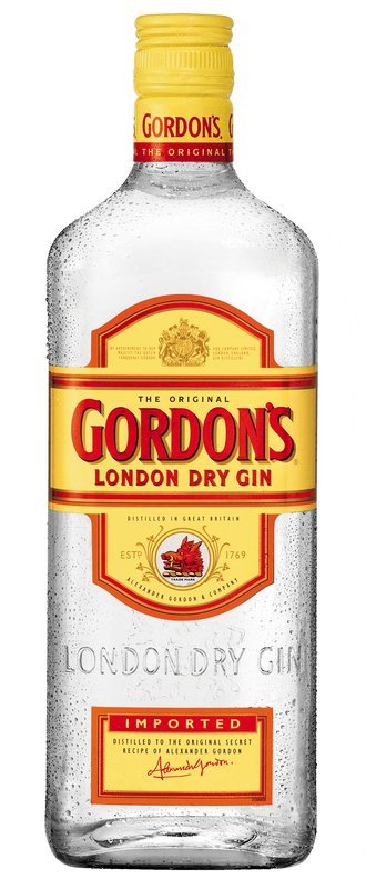 GIN GORDON'S 37,5% 1l (holá láhev)