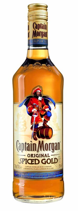 Rum třtinový Captain Morgan Spiced 1l 35%