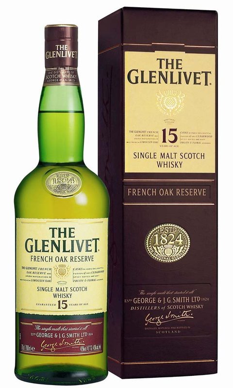 Glenlivet 15y 40% 0,7 l (karton)