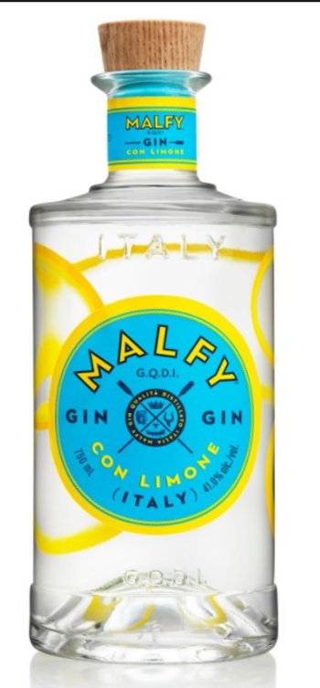 Malfy gin Limone