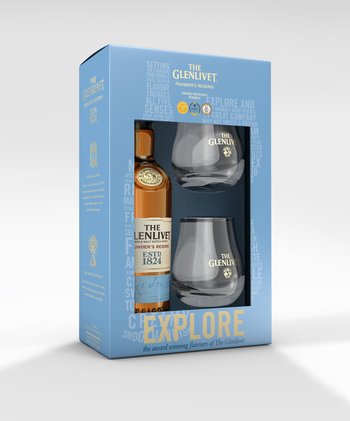 Glenlivet Founders Reserve 40% 0,7 l (dárkové balení 2 sklen