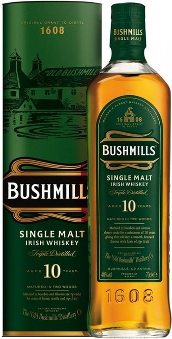 Bushmills single malt 10let 0,7l