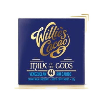 Čokoláda Willie's Milk of the Gods mléčná 44% 50g