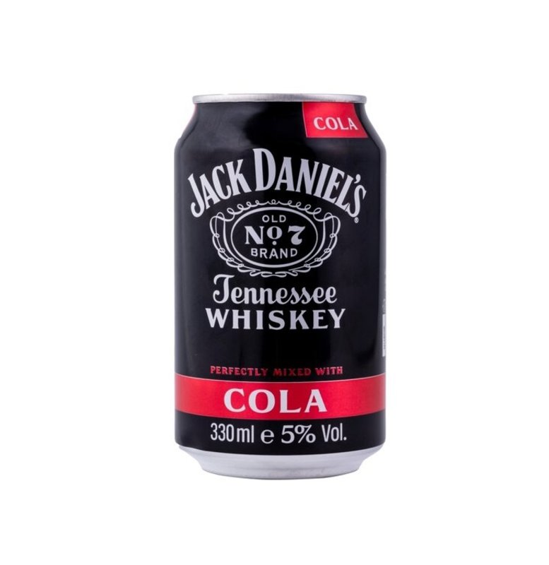 Jack Daniels & Cola 5% 0,33 l (plech)