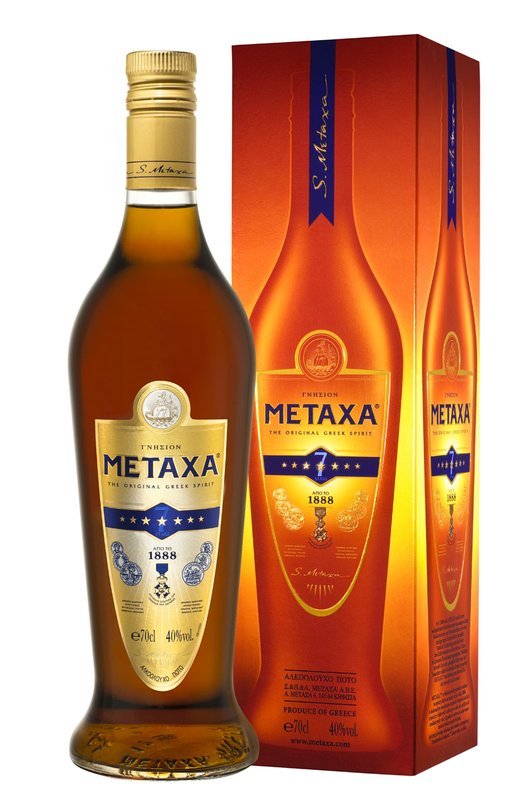 Metaxa 7* 40% 0,7 l (holá láhev)