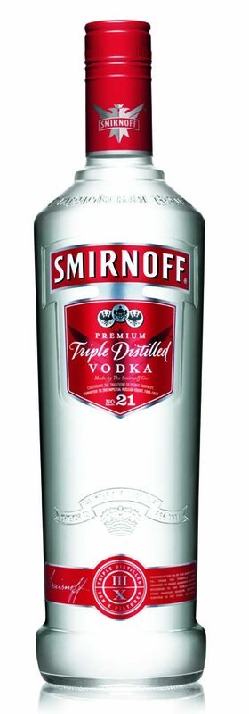 Smirnoff Red 40% 1 l (holá láhev)