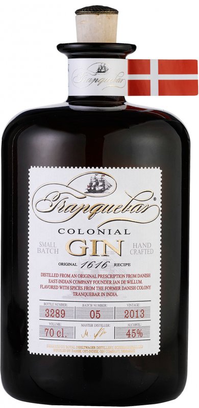 TRANQUEBAR COLONIAL 45% 0,7l(hola lahev)