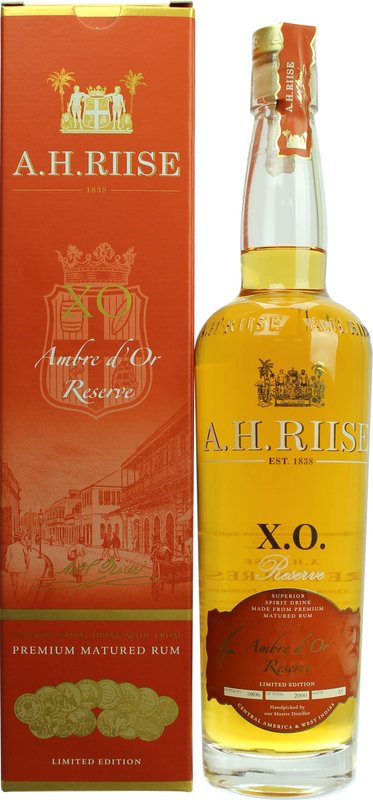 A.H.Riise XO Ambre d´Or Reserve 42% 0,7 l (karton)