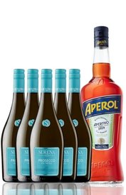 1 l Aperol + 5x Prosecco DOC Frizzante