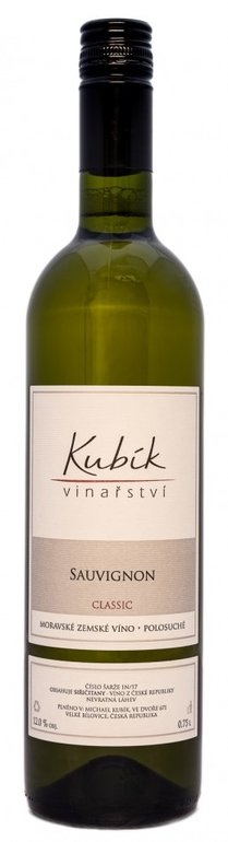 Kubík Sauvignon Zemské