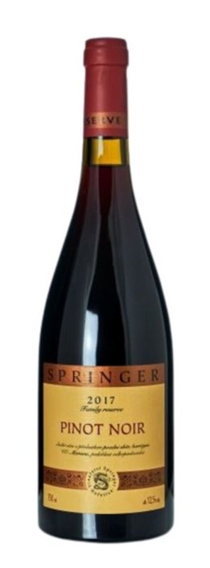 Vinařství SPRINGER Pinot Noir Pozdní sběr 2018 Barrique 0,75 l