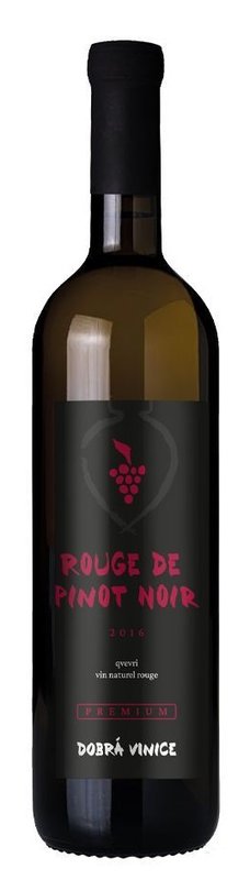 Dobrá Vinice Rouge de Pinot Noir qvevri zemské víno 2016 0,75 l