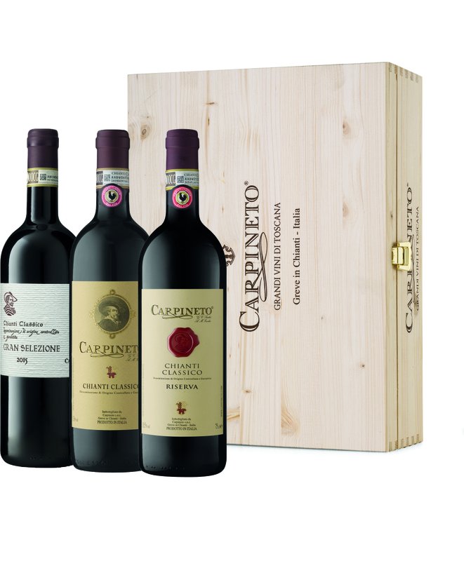 Carpineto Gallo Nero selekce vín Chianti Classico 3 x 0,75 l