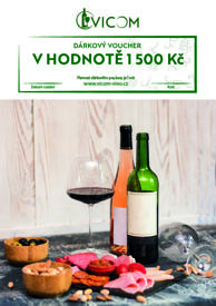 Dárkový voucher v hodnotě 1500 Kč