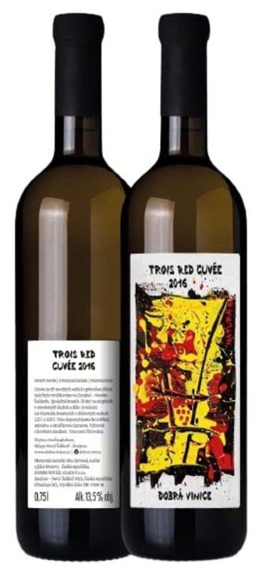 Levně Dobrá Vinice Trois Red Cuvée 2016 Natura