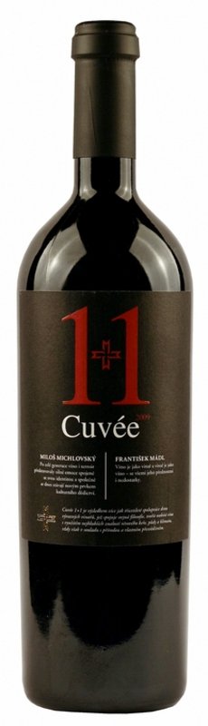 Vinselekt Michlovský Cuvée 1+1 Alibernet/Cabernet Sauvignon/Merlot Pozdní sběr 2009 0,75 l
