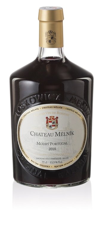 Chateau Mělník Modrý Potugal Jakostní 2018