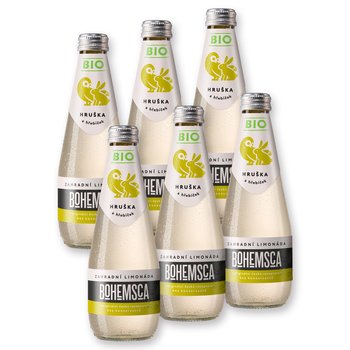 BIO zahradní limonáda Hruška & Hřebíček 6x0,33l