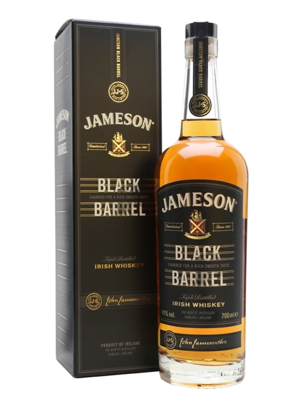 Jameson Black Barrel 40% 0,7 l (kazeta placatka)