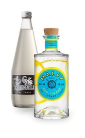 Gin Malfy Citron 41% 0,7l + Tonic Bohemsca 0,7l