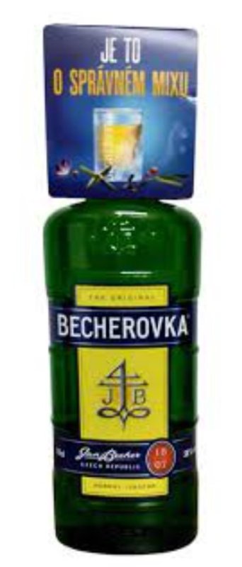 Levně Becherovka 0,7 38%+ panák