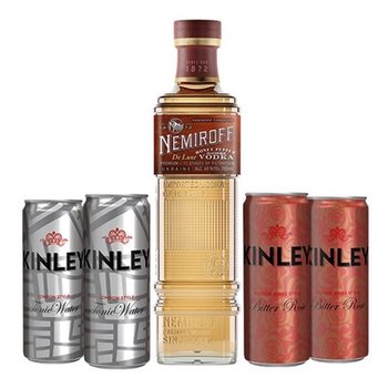 Nemiroff De Lux Honey Pepper 0,7l + 4x Tonic Kinley