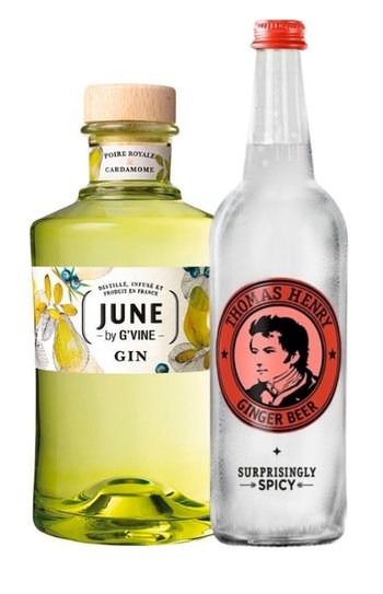 June Gin Poire 37,5% 0,7l + Tonic Henri Thomas ginger beer 0