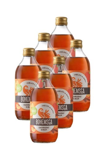 BIO Sirup Jablko se skořicí 6x0,33l