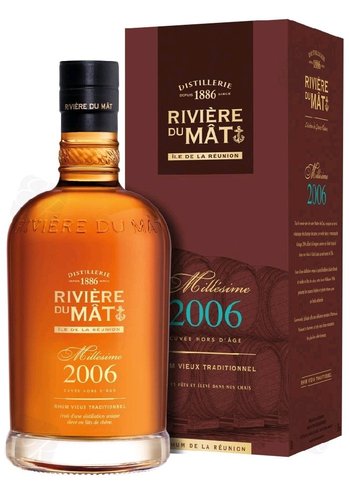 Rivere du Mat „Millesimme” 2006 Aged Réunion  43% 0.7 L