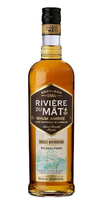 Riviere du Mat agricole Ambre „ Double maturation ” aged Reunion rum 45% vol. 0.70 l