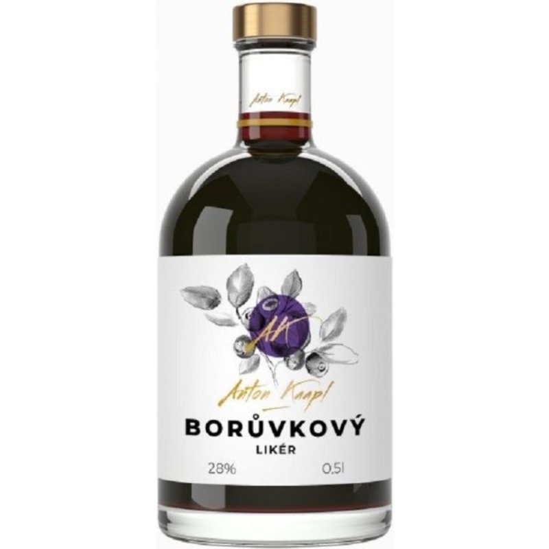 Levně Borůvkový likér 0,5l 28%