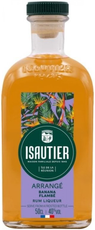 Isautier Arrangé Banane Flambée 40% 0,5 l