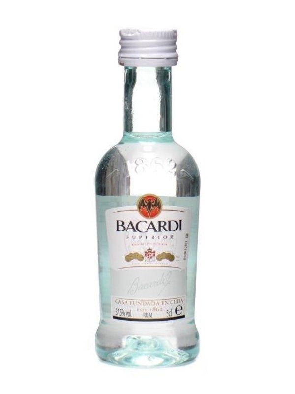 Bacardi CARTA BLANCA 40% 0,05 l (holá láhev)