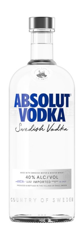 Absolut 1 l (holá láhev)