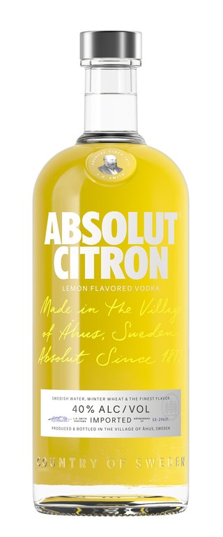 Vodka Absolut citron 40% 1l