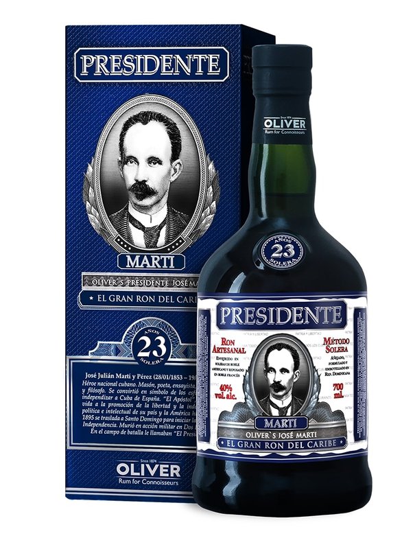 Oliver & Oliver Presidente Martí 23y 40% 0,7 l (karton)